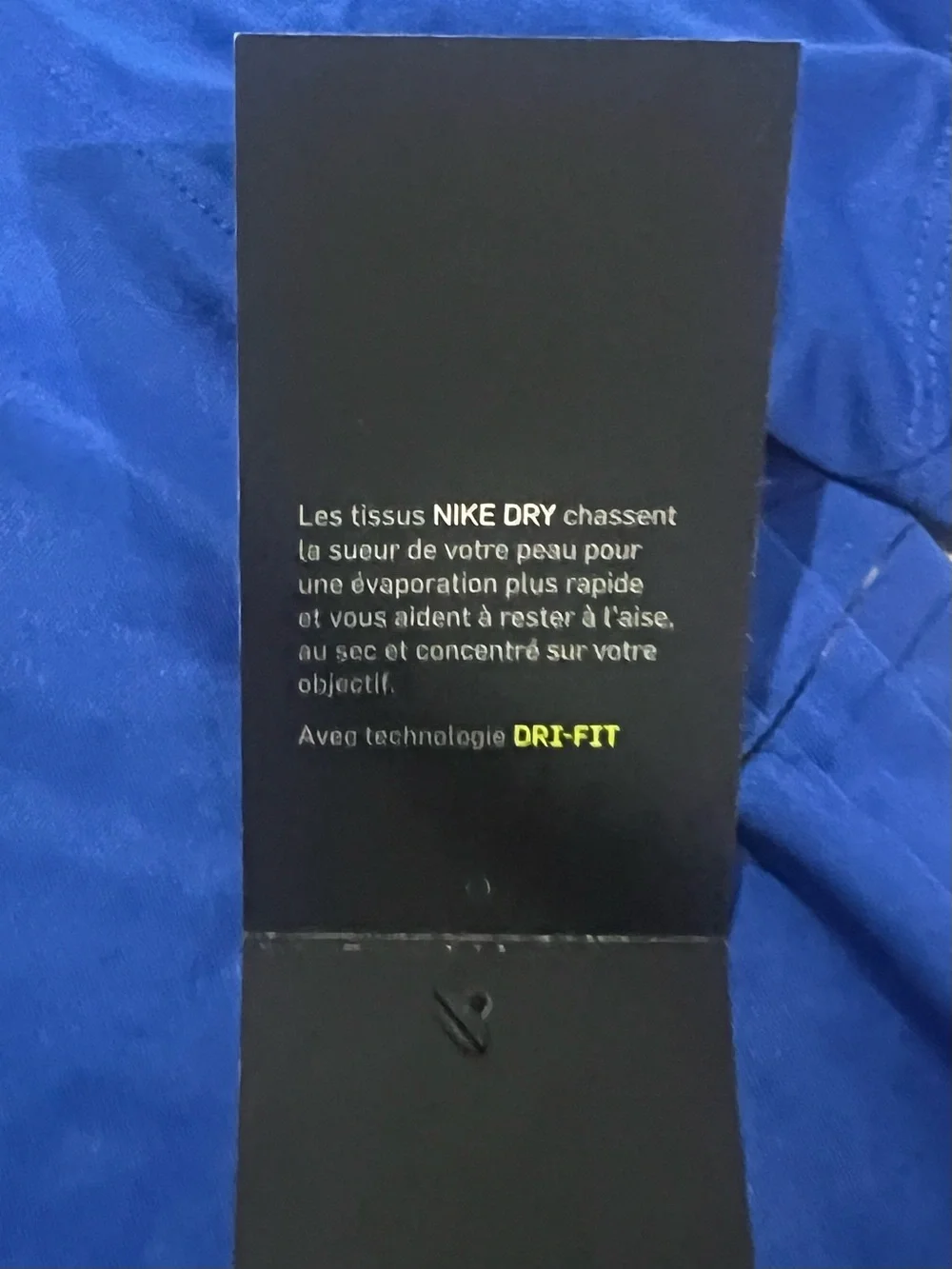Nike Men's Dri-FIT Polo in Royal Blue with White Swoosh size XXL